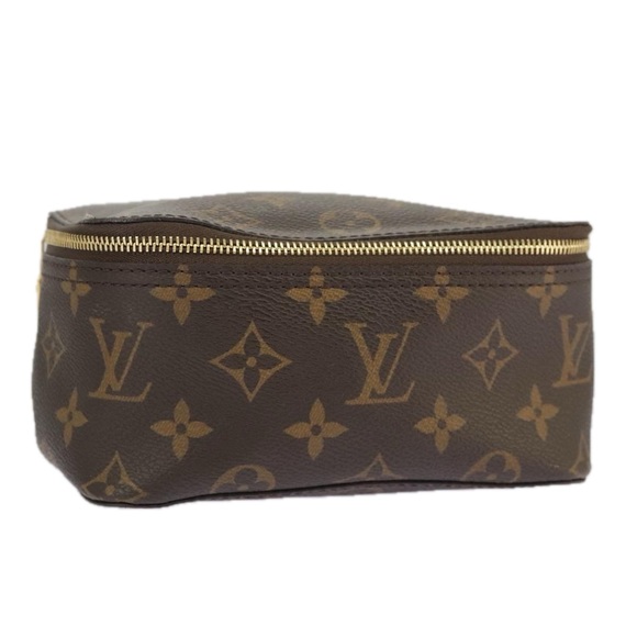 LOUIS VUITTON Monogram Cube de Langeman PM Cosmetic Pouch M43688 LV Auth 98540A - Picture 1 of 16